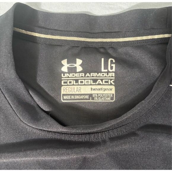 Under Armour Shirt Mens Large Black Tank Top Gym Run Heat Gear Lot of 2 - Picture 11 of 12